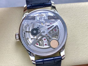 Reloj de Lujo para Hombre de Diseño, con Dos Subesferas, Manecillas Azules, Reserva de Energía de 7 Días, Logotipo Personalizable, Alarma, Calendario Perpetuo, Esfera Analógica - Product Image 6