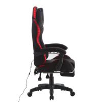 Vente d'usine - Chaise de jeu pivotante pour ordinateur PC avec éclairage LED RGB, chaise de jeu pour ordinateur PC avec éclairage LED, chaise de course LED pour e-sport avec appuie-tête à mémoire de forme
