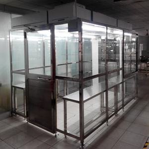 Salle blanche de salle blanche simplex modulaire portative professionnelle de la classe 10000 de services personnalisés à vendre - Product Image 3