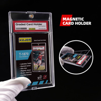 Nouvel étui à cartes magnétique scellé et classé, étui à cartes de jeu, cartes de collection de sport de basketball et de volleyball pour les fans de la NBA