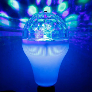 ไฟ LED ลูกบอลวิเศษหลากสี E27 B22 ไฟเวทีสำหรับ KTV บาร์ ปาร์ตี้ สร้างบรรยากาศ - Product Image 5