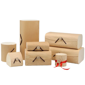 High Quality Customized Recyclable Natural Birch Bark Wooden Gift Packaging <b>Box</b> for Necklaces Jewelry & Tea - Product Image 1