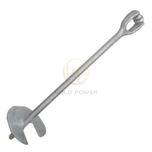 Ancrage <span class=keywords><strong>de</strong></span> vis <span class=keywords><strong>de</strong></span> terre <span class=keywords><strong>en</strong></span> acier au carbone galvanisé à chaud - Product Image 1