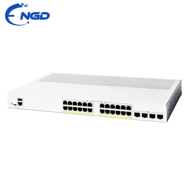 Brand New C1300-24T-4X 24 Port Gigabit Data-Only Switch 4x10G SFP+ Uplink Fanless Layer3 Managed Stackable Office Access Switch