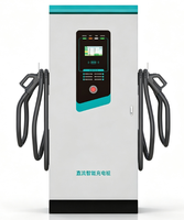 Station de recharge rapide DC 60 kW GBT CCS2 Chademo à montage au sol, contrôle par carte RFID intelligente, double connecteur, modèle CR-3, chargeur public pour véhicules électriques