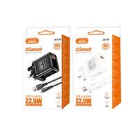 Set Charger Cepat JOKADE 22.5W UK Plug, Adaptor Charger Dinding USB dengan Kabel Micro USB, Kit Pengisian Daya Ponsel, Grosir Partai Besar