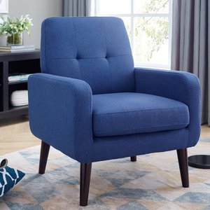 Nordic stile tessuto Tufted <span class=keywords><strong>Araceli</strong></span> poltrona per il tempo libero sedia per soggiorno camera da letto Hotel o appartamento - Product Image 1