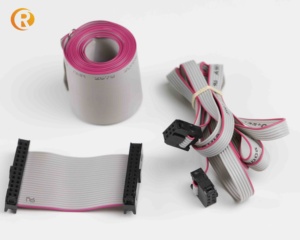 6 8 10 12 14 16 18 20 24 26 30 <span class=keywords><strong>32</strong></span> 34 40 50 60 64 <span class=keywords><strong>Pin</strong></span> 1.27mm Pitch IDC 2.54mm 2.0mm kết nối màu xám phẳng Ribbon dây cáp - Product Image 6