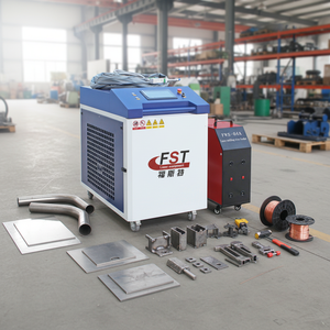 Soudeuses laser multifonctionnelles 4 en 1 portables 6000 W, machines de soudage, découpe et nettoyage laser portatives à quatre fils - Product Image 1