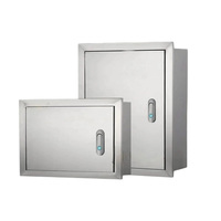 Caja de Distribución Multifuncional 400 * 300 * 160 de Acero Inoxidable, Caja Empotrada Oculta 110-420v