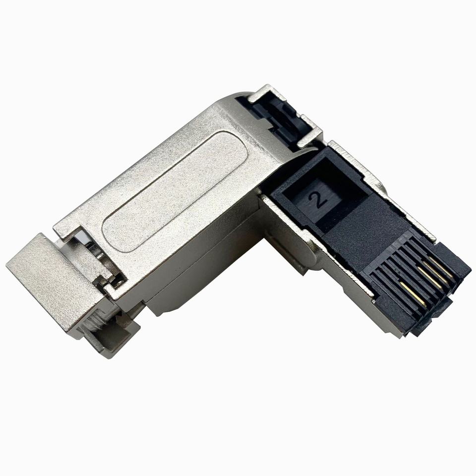 RJ45 CONNECTOR Industrial Ethernet Cable Connector 4-Core No-Press ...