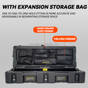 Caixa de Carga Multifuncional Leve de <span class=keywords><strong>70L</strong></span>/90L para Equipamentos, Caixa de Armazenamento no Teto Off-Road para Acessórios BYD Leopard 5 - Product Image 4