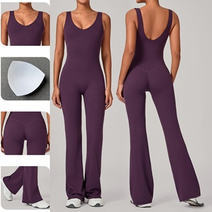 Nuovo Completo Sportivo Europeo e Americano Traspirante a Gamba Larga per Yoga e Fitness, Set <span class=keywords><strong>2</strong></span> Pezzi Aderente 15324 - Product Image 1