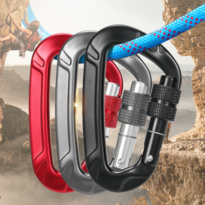 Moschettone CLIWIZ 12kN in Alluminio con Chiusura a Vite, Clip Leggero per Amaca, Gancio a Scatto per Campeggio Outdoor SGM7803B - Product Image 6