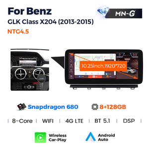 MEKEDE <span class=keywords><strong>Android</strong></span> 14 8+256G CarPlay Navigazione Multimediale <span class=keywords><strong>Auto</strong></span> <span class=keywords><strong>per</strong></span> Benz GLK Classe X204 NTG4.0 NTG4.5 Autoradio BT DSP - Product Image 4