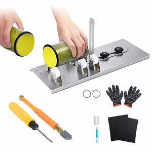 Outil de coupe-bouteille en verre carré rond pour vin bière verre Sculptures Machine de coupe pour bière verre porte-bouteilles - Product Image 1