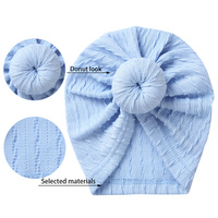 Nouveau-né beignets hiver chapeau automne tricoté coton bébé garçon casquette élastique Bonnet couvre-chef chapeaux cheveux accessoires fille