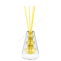 Bouteilles diffuseurs à double paroi en verre borosilicate de 110 ml, design moderne et élégant pour la décoration intérieure