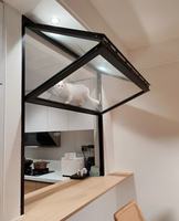 Ventanas Plegables de Aluminio para Patio, Ventanas Corredizas y Plegables Verticales para Exteriores, Gran Venta