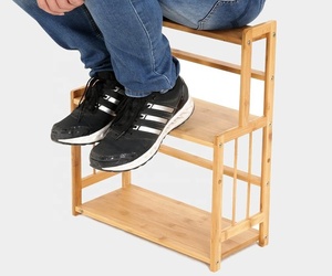 Organisateur de rangement de comptoir en bambou à 3 niveaux étagère de support de cuisine et de salle de bain pour bocaux d'assaisonnement d'épices - Product Image 2