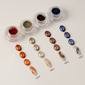 Magic – poudre chromée à effet miroir doré, Pigment de manucure en titane pour ongles, 4 couleurs - Product Image 1