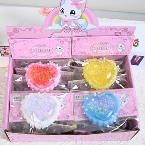 JY Juguete Antiestrés Creativo con Forma de Corazón Brillante de San Valentín para Niñas y Trabajadoras de Oficina - Product Image 6