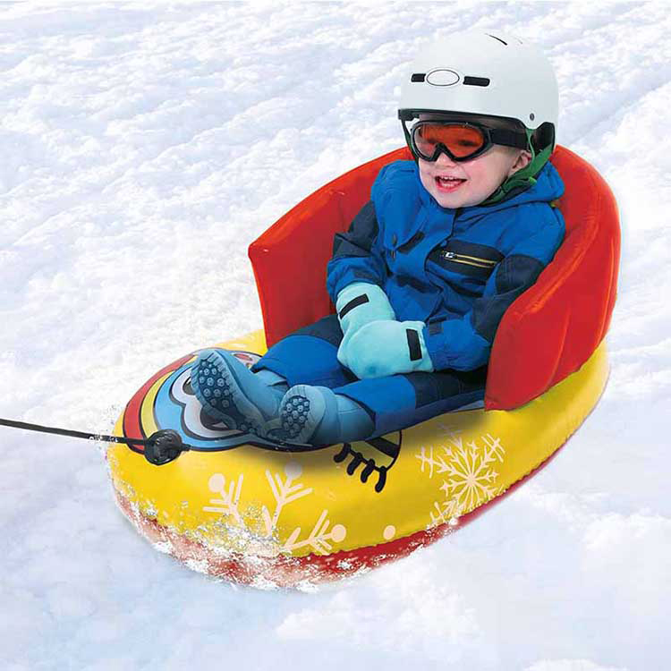 Tubo de nieve inflable para bebé, trineo de Pvc duradero, venta al por mayor