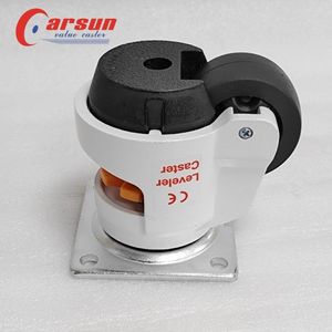 80 Fuma Schwerlast-Lenk- und Festrollen mit verstellbaren Nivellierfüßen, Aluminiumlegierungsräder - Product Image 5