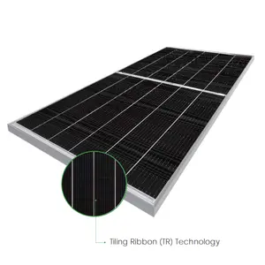 इष्टतम ऊर्जा फसल के लिए उच्च दक्षता और उच्च सहनशीलता 470-490W PERC आधा-सेल सौर पैनल