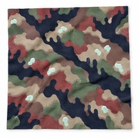 Tissu en coton côtelé doux imprimé camouflage numérique personnalisé pour uniformes et sacs