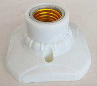 Accessoires pour lampes E27 E14 B22, types de supports de lampes, métal, laiton, douille en acrylique, pièces de douille, support de lampe/support d'ampoule/lampe
