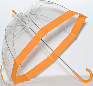 ร่มใสทรงโดมแบบเปิดด้วยมือขนาด23 "* 8ซี่โครงติดแบบอัตโนมัติผลิตเร็ว - Product Image 5