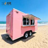 Vintage foodtruck, buiten foodkraam, volledig uitgeruste foodtruck, mobiele keuken, cateringtrailer voor straatverhuur en verjaardagsfeestjes