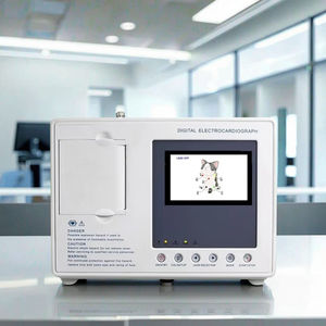 Monitor pasien hewan, 12 saluran akurasi tinggi ECG tekanan darah Multi parametrik bersertifikasi CE untuk rumah sakit hewan - Product Image 2