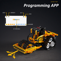 Kit robot STEM 5 en 1 avec application de contrôle à distance pour enfants de 8 à 12 ans, jouets éducatifs d'ingénierie, robotique, bricolage amusant