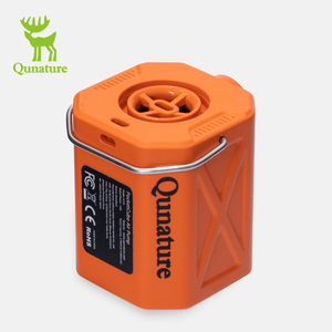 Mini pompe à air électrique Qunature pour le <span class=keywords><strong>camping</strong></span>, <span class=keywords><strong>gonfleur</strong></span> portable rechargeable pour matelas pneumatiques, flotteurs de piscine avec lumière LED - Product Image 6