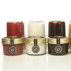 Fábrica al por mayor de alta calidad 60ML boca ancha Mini tarro de cristal de mermelada de <span class=keywords><strong>fresa</strong></span> <span class=keywords><strong>con</strong></span> tapa de metal - Product Image 1