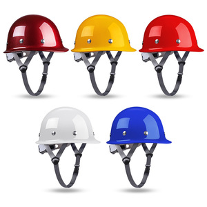 Likai Fiberglass Safety Helmet 6 Point Suspension Construction Site Use Wine Red Red Yellow Blue White - Product Image 3