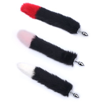 Lootee Fuchsschwanz Analplug Modell LHD-GS092 für Anale Masturbation-BDSM-Spielzeug für Frauen & Männer Paare