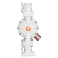 Pompe pneumatique à double diaphragme certifiée CE BFQ-40S, basse pression, traitement des eaux usées, résistante aux produits chimiques, personnalisable OEM 1