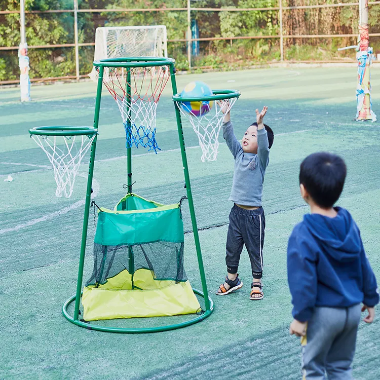 High Quality Stable Professional Movable Adjustable Portable Kids Outdoor Basketball Ring Hoop Stand With Net Basketball Stand
