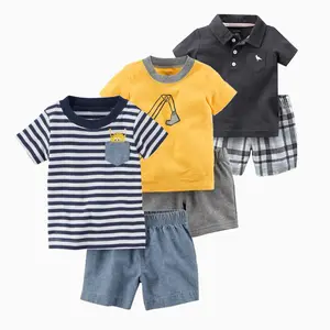 Одежда для малышей, комплект одежды для новорожденного мальчика и девочки, боди и комплект со штанами одежда для малышей, одежда из хлопка для малышей Комплект с комбинезоном для roupas