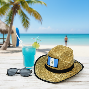 Sombrero de Paja de Guatemala de 12.5"x14" (72 Unidades/Caja) para Uso Diario, Estilo Fedora Panamá, Material de Seagrass, Ideal para Playa, Esquí y Verano - Product Image 5
