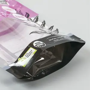 digital print wholesale aluminum foil packing agriculture grains moringa plant seed/cotton seed/flower seed packaging bag pouch