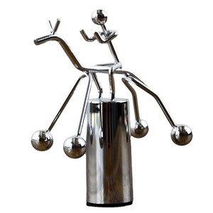ZD404 Grand <span class=keywords><strong>Pendule</strong></span> Équilibre Équestre pour Adultes, Jouet Anti-Anxiété, Boules Oscillantes de <span class=keywords><strong>Newton</strong></span> - Product Image 2