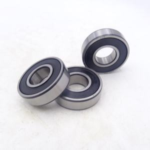 ลูกปืนเม็ดกลมร่องลึก 6001-2RS ความเร็วสูง คุณภาพสูง ขนาด 12*28*8 มม. ยาง 6001 ลูกปืนแบบซีล - Product Image 1