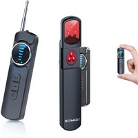 Détecteur de caméra cachée 7-en-1 Agshome avec puce IA, 6 modes, traceur GPS, scanner de signaux RF et anti-écoute - Dispositif de sécurité portable (Noir)