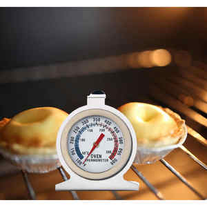 Termometer Oven Seri Klasik Laris Manis, Diameter 2 Inci, Bahan Stainless Steel, untuk Dapur, BBQ, dan Memanggang, Alat Pengukur Suhu Logam - Product Image 5