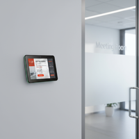Tablette Android Commerciale Murale 10.1 14 15.6 Pouces NFC POE Tactile pour Réservation de Salles, Affichage Numérique avec Barre Lumineuse LED