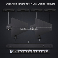 Système de distribution d'antennes de microphone sans fil professionnel 10 canaux UA844+UA874, amplificateur de signal 470-952 MHz